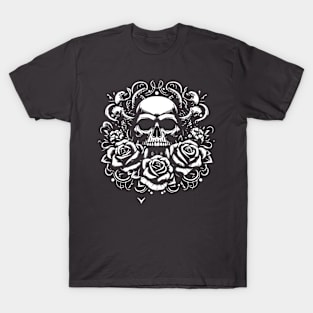 kraken skull design T-Shirt